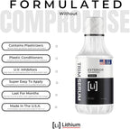 Trim Serum- Plastic Restorer for Cars- Restores Even the Most Damaged Plastic, Rubber, and Vinyl - Black Trim Restorer That Lasts For Months - Penetrates Plastic Pores Restoring Color (16 Oz)