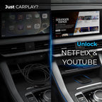 AutoSky AI Box Lite – Wireless CarPlay & Android Auto Adapter, Plug-and-Play, Fast Connection, Stable Performance, Stream Netflix & YouTube via Hotspot, Works with OEM Touchscreen