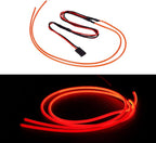 INJORA RC LED Strip Lights Flexible Cuttable for TRX4M SCX24 1/24 1/18 Crawlers Upgrade(Blue, Red and Pinkish Purple)