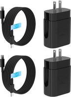 iPhone 16 15 Charger Fast Charging, 30W USB C Charger Block 10FT Cable for iPhone 15 16 Plus Pro Max/iPad Pro/AirPods, PD USBC Power Adapter Wall Plug with Extra Long Type C to C Cord (Black, 10FT)