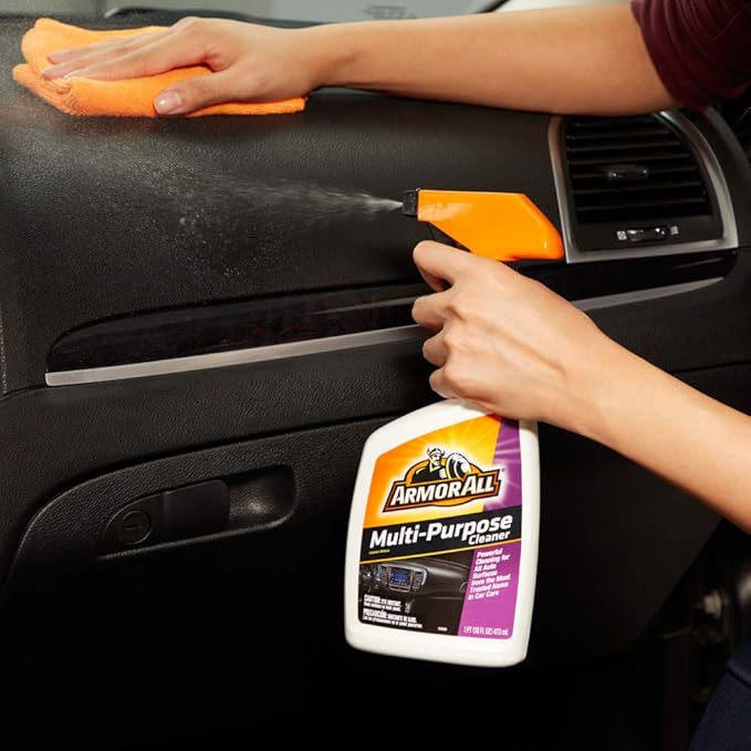 Armor All Car Cleaner Spray Bottle, Cleaner for Cars, Truck, Motorcycle, Multi-Purpose, 16 Oz, Pack of 6, 78513-6PK