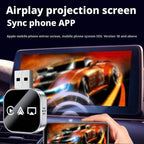 Wireless Carplay Mirror Link Adapter for Apple,3 in 1 Bluetooth Mirroring iOS Phone to Car Screen Adapter 2026 Wired to Wireless Portable USB Car Play Screen Connector for Android to Watch Movies