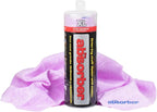 CleanTools The Absorber XL 18" x 29" - Synthetic Premium Drying Chamois Cloth for Cars and Trucks - Super Absorbent, Scratch-Free and Washable (Purple)