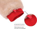 OKAYDA Natural Lambskin Wool Car Wash Mitt Extra Large Size Scratch-Free Sheepskin Wash Mitt