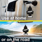LITTLE TREES Car Air Freshener | Hanging Tree Provides Long Lasting Scent for Auto and Home | 24 Air Fresheners |Rose Thorn