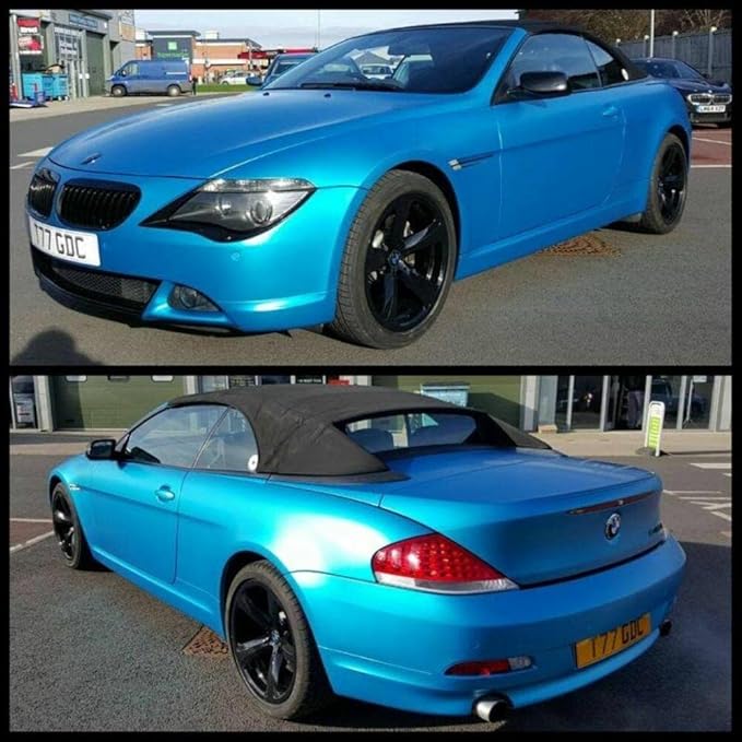 3M Car Wrap Roll 2080 Satin Ocean Shimmer | S327 | (5ft x 8ft (40 Sq/ft)) | Automotive Vinyl Wrap for Cars - Car Interior Wrap & Exterior | w/Free Instawraps Pro Glove