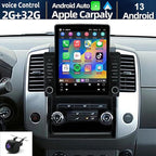 Car Stereo for Nissan Frontier/Xterra 2009 2010 2011 2012 2013 2014 GPS Navigation 2+32G for CarPlay Wireless Android Auto 9.7in Android Car Radio with Bluetooth WiFi FM/RDS SWC Mirror Link