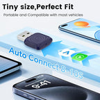 CarlinKit Mini Ultra Wireless CarPlay & Android Auto Adapter - for iPhone/Android 11+, USB-A/C, Plug & Play with Convert Wired to Wireless, 5.8G WiFi Fast & Stable Car with 2016+