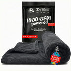Premium DryStang Car Drying Towel, 1400 GSM Extra Large 24"x36" Double Sided Microfiber Drying Towel Car Truck, Durable XL, Ultra Absorbent Drying Towel, No Lint, No Scratch, No Water Spots, No Streak