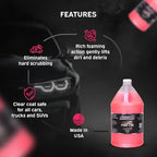 LANE'S Car Cleaning, Car Wash Soap The Perfect Shampoo for Auto, Exterior Care Products, High Foaming with Gentle Formula, Gallon
