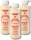 Collinite 845 Insulator Wax - Carnauba+Polymer Sealant, High Gloss, Durable Beading & Long-Lasting Paint Protection for Cars, Boats, Trucks, RVs, Motorcycles (16 fl oz) Pack of 3