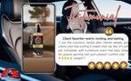 3E Car Air Freshener Premium Vanilla Scent 16 fl oz – Professional Automotive Air Freshener & Odor Eliminator, Long-Lasting Interior Fragrance for Cars, Trucks, SUVs, RV, Home & OfficeBlue (VANILLA)
