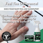 TopCoat® EzClay™ Clay Bar Auto Detailing Kit with EzGlyde™ Clay Lubricant Spray - Remove Contaminants from Hard Surfaces in Seconds - The Only Car Bar You'll Ever Need