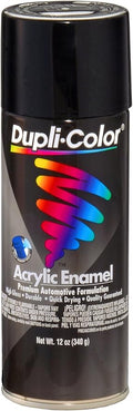 Dupli-Color DA1600-6 PK Multi-Purpose Acrylic Enamel Spray Paint - Flat Black - 12 oz. Aerosol Can