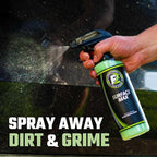 ExoForma Surface Max 16oz Waterless Car Wash & Detail Spray | Instantly Cleans, Shines, and Protects | Advanced Hydrophobic Polymer Formula for Paint, Glass, Chrome & More