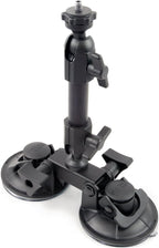 Delkin Devices Fat Gecko Dual Suction Camera Mount (DDMOUNT-Suction) & Fat Gecko Tablet and iPad Bracket (DDMNT-UTAB1)(Bracket only)