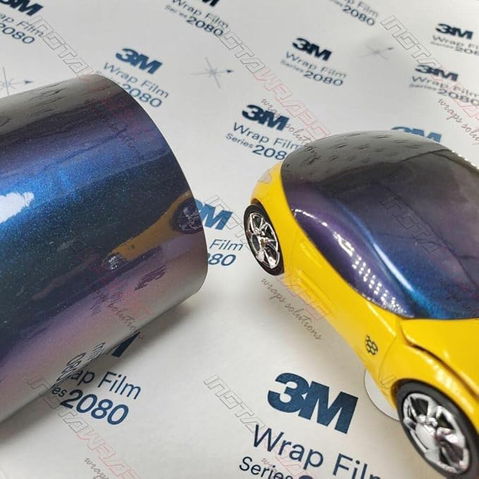 3M Car Wrap Roll 2080 Gloss Flip Deep Space | GP278 | (5ft x 1ft (5 Sq/ft)) | Automotive Vinyl Wrap for Cars - Car Interior Wrap & Exterior | w/Free Instawraps Pro Glove