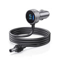 Starlink Mini Cable, 3 in 1 Starlink Mini Car Charger DC Power Cable+ Cigarette Lighter Adapter 12V-48V with Digital Display, Durable USB C PD 40W and USB A 35W Ports for Trucks and Cars (6.5FT)