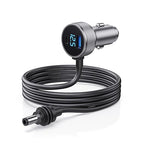Starlink Mini Cable, 3 in 1 Starlink Mini Car Charger DC Power Cable+ Cigarette Lighter Adapter 12V-48V with Digital Display, Durable USB C PD 40W and USB A 35W Ports for Trucks and Cars (6.5FT)