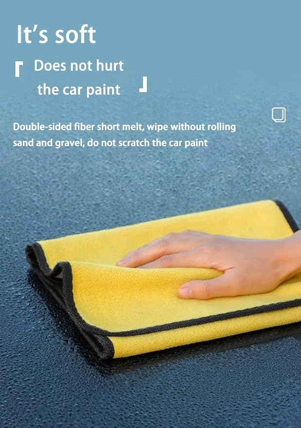 5/10 Pcs Microfiber Highly Absorbent Car Drying Towels,Quick Dry Cars Cleaning Cloth for Home Cleaning.