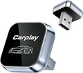 2026 Upgraded Wireless CarPlay Adapter for Apple iPhone, Plug and Play, Fast Auto-Connect, Realtek 8730E Chip Stable & No Latency, Wired to Wireless Adapter with USB-A/Type-C Port Gray-CT (CT106)