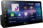 Pioneer DMH-W3050NEX 6.8" Capacitive Touchscreen, Double Din – Wireless & Wired Apple CarPlay & Android Auto, Bluetooth, Backup Camera, Maestro, FLAC, HD Radio, Hi-Volt RCA