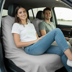 Malo’o SeatGuard Car Seat Cover Towel, Universal Seat Protector Towel for Trucks and Cars, Heavy Duty Seat Cover for Sports Gear, Dogs and Wet Clothing, Grey