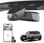 Mangoal Front 4K & Rear 1080p Dash Cam for BMW X5 Gen4 G05 F95 2019 2020 2021 2022 2023(Model B), X5 M M50i xDrive50i sDrive40i xDrive40i, OEM Style, 2160P UHD Video, WiFi & APP, 128GB Card