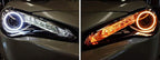 iJDMTOY 100mm White/Amber Switchback LED Halo Ring Retrofit Lighting Kit