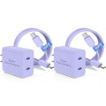 45W Dual Port Super Fast Charger with Long USB C to C Cable 10ft,Type C Wall Charger Block and Android Phone Charging Cord for Samsung Galaxy S26 Plus/S25 Ultra/S25+/S24+/S23+/S22+/S21/S20/Note 20/10+