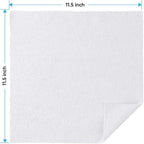 HOMEXCEL White Microfiber Cleaning Cloths, 20 Pack Cleaning Rags - Lint Free & Scratch-Free Microfiber Towels for Cars, House & Kitchen, Absorbent Cleaning Towels, 11.5 x 11.5 Inch