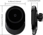15W Magnetic Wireless Car Charger, Wireless Car Charger,Air Vent Car Phone Mount fit, Fast Charging Magnetic Phone Holder Mount for 16 Pro Plus Max 15 14 13 12 mini, Galaxy S23 S22 S21+