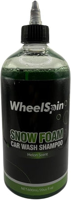 WheelSpin Snow Foam Extreme Foaming Car Wash Shampoo for Pressure Washer & Foam Cannon Melon Scent (600ml / 20oz)