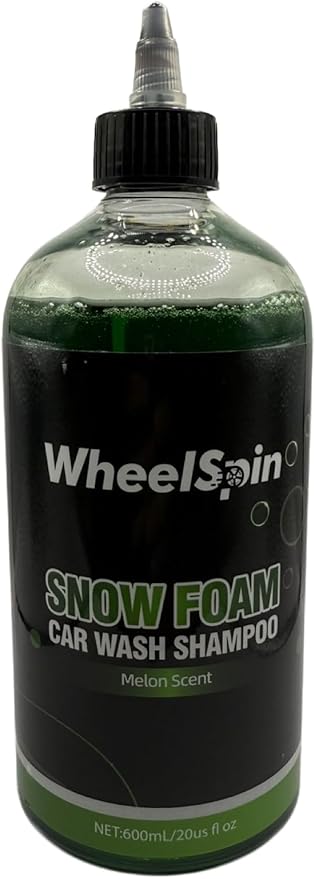 WheelSpin Snow Foam Extreme Foaming Car Wash Shampoo for Pressure Washer & Foam Cannon Melon Scent (600ml / 20oz)