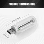 USB LED Car Interior Atmosphere Light, Auto Interior Lights, Plug-in USB Automotive Light, Universal Portable Auto Ambient Lighting Kit Car Accessories for Cars, Bedroom, Hallway (Blue)