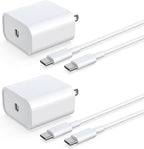 iPhone 17 16 15 Charger Fast Charging [2Pack] 33W Type-c Wall Charger Fast Charger Block with 6FT USB C to USB-C Cable for iPhone 17/17 Air/17 Pro Max/16/16 Plus/16 Pro Max/15 Pro Max/iPad Pro