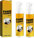 Multi-purpose Foam Cleaner Car Interior Cleaners,Upholstery Cleaners for Cars Seats,Espuma Para Limpiar Asientos De Carro (2, 100ML)