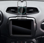 SKYLOTEC Phone Holder for Jeep Renegade 2015 2016 2017 2018 2019 2020 2021 2022 2023 Accessories Car Magnetic Phone Mount Compatible with MagSafe, Strong Magnets Fast Wireless Charger Cell Phone Base