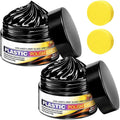 Tyre Nourish Cream, Tire Wax 100g with Sponge,Tire Polishing Paste, Restores Black Gloss, Wheel Cleaning Refurbish Wax, Maintain Luster for Car Tires, Ultimate Wheel Protection (1)