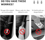 KIFIDAN 2PCS Car Seat Gap Filler,Flexible Seat Gap Organizer Between Seats for Tightly Filling Seat Gaps,Universal Car Side Seat Gap Filler Interior Car Accessories for Women & Men (Pink)