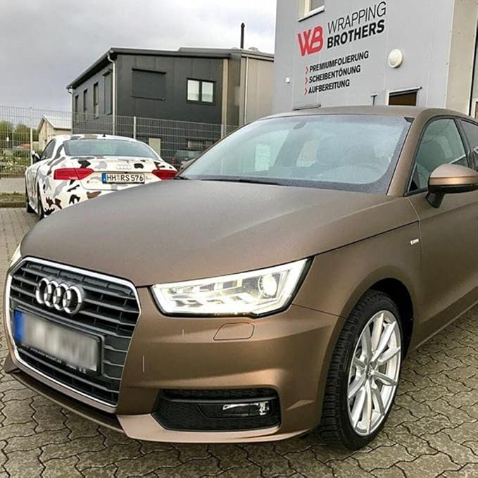 3M Car Wrap Roll 2080 Matte Metallic Brown | M209 | (Sample 3in x 5in) | Automotive Vinyl Wrap for Cars - Car Interior Wrap & Exterior