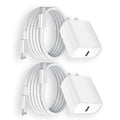iPhone Fast Charger,Fast Charger iPhone 2Pack 20W PD USB C Wall Charger Type C Power Adapter Lightning Cable Cord Fast Charging Plug Apple Chargers for iPhone 14 Pro/13/12 Pro Max/XS/XR/X/8/SE/iPad