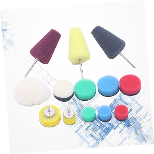 Buffing Pad Car Detailing Soft Polishing Sponge Wheel Kit for Waxing and Finishing and Practical Car Cleaning Tool