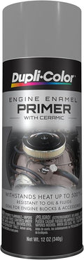 Dupli-Color DE1612 Engine Enamel Spray Paint with Ceramic - Gray Primer - 12 oz Aerosol Can