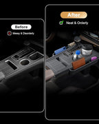 2026 Sienna Center Console Organizer - For 2021-2025 2026 Toyota Sienna Silicone Center Console Cover Organizer - For 2021-2026 Sienna(XLE/XSE/Limited/Platinum/Woodland Edition) Accessories(Grey)