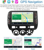 for Honda Fit Jazz Radio 2004-2007 Android 13 Car Stereo, 8” IPS Touch Screen GPS Navigation for Car Head Unit Built-in DSP Wireless/Wired Carplay Android Auto with Free Rear Camera (2GB RAM+32GB ROM)