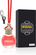 Ikeda Car Air Freshener: Hanging Car Smell Air Freshener | 10ml Hanging Car Perfume | Long Lasting Fragrance | Strong Scents Diffuser for Auto Home (Cherry)