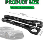 2PCS Car Seat Gap Filler Organizer,2026 Upgraded Car Seat Gap Plug with Storage Slot,Plug & Play in Between Cars Seats Catcher Cars Accessories to Stop Items Falling Between Seats