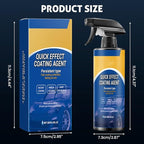 Advanced Car Quick-acting Coating Agent Spray, 2025 New Quick Effect Coating Agent for Car, 3 in 1 High Protection Quickly Car Coating Spray, Waterless Wash Coat Car Wax Polish Sprays (1Pcs)