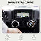 48 Pcs Record Air Freshener Refills: 1.38" Vinyl Scented Pads for Car Vent Clips - Disco Retro Fragrance Discs